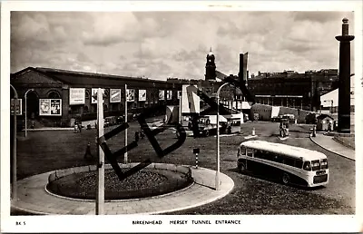 Birkenhead Mersey Tunnel Entrance Lancashire 1962 Real Photo Postcard • £5.99