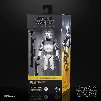 HASBRO STAR WARS THE BLACK SERIES Clone Trooper (Kamino) 6  MISB • $89.95