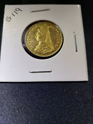 G 119 1913  Gold Victoria D G Britt Reg F D Gold Coin Collectible • $590