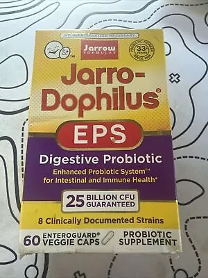 Jarrow Formulas Jarro-Dophilus EPS Probiotic 25 Billion - 60 Veg Cap • $19.99