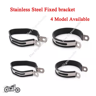 Exhaust Muffler Mounting Clamp Hanger Hang Strap Bracket Motorcycle Silencer Tip • $4.54