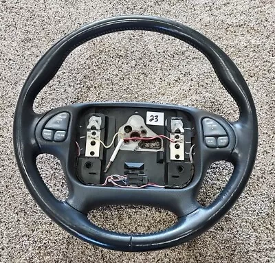 1997-1999 Graphite Grey Firebird Trans Am WS6 Camaro Z28 Leather Steering Wheel • $120