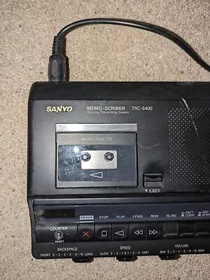 Sanyo Memo-scriber  TRC 6400 Desktop Cassette Transcriber • $40