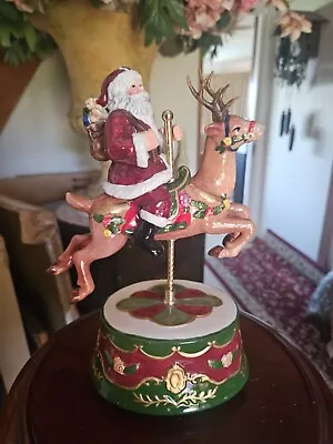 Royal Albert Vintage Ornament Music Box Carousel Christmas Gifts 4816527 RARE!!! • $500