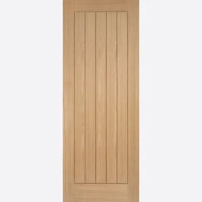 Internal Somerset Oak Pre Finished 5 Panel Cottage Fire Rated FD30 Solid Doors  • £94.99