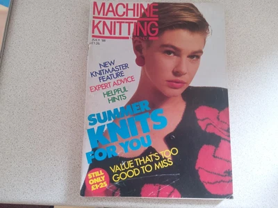 £4.50 • Buy Machine Knitting Monthly Magazine, July 1988