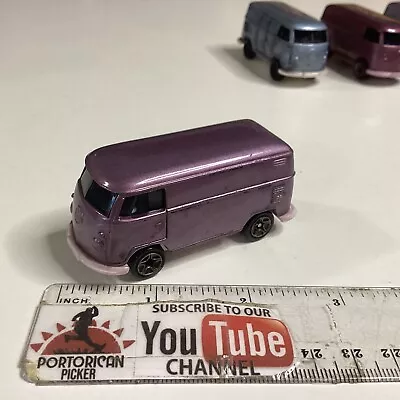 Matchbox 1999 Purple Volkswagen Bus Vw Delivery Van 1:58 China Variation • $1.95