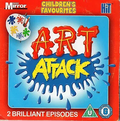 ART ATTACK  2 Brilliant Episodes - Daily Mirror Childrens Favourites  PROMO DVD • £5.99