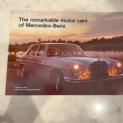 1966 Mercedes Benz Passenger Sedan Convertible Coupe Roadster Sales Brochure • $43.30