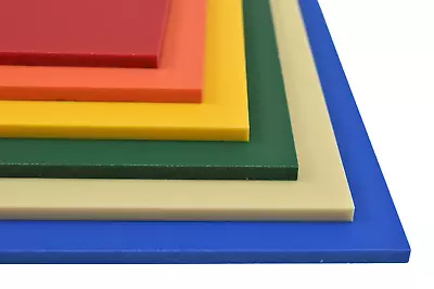 BuyPlastic Blue King ColorBoard Plastic Sheet  1/4  X 12  X 12  Colored HDPE • $23.90