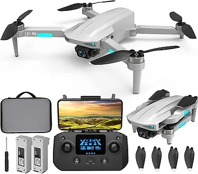 Drone With Camera 4K HD 5G GPS WIFI Dual Camera Wide Angle Foldable Quadcopter • £169.99