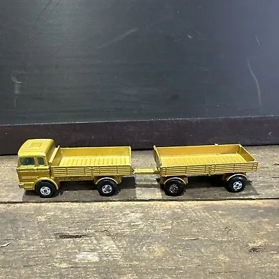 Matchbox Lesney Mercedes Truck & Trailer No. 1 And No. 2 English Made  • $35