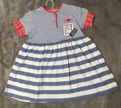 Was £35 Miniman French Designer Girls Cotton Dress 5 Years. New. • £5