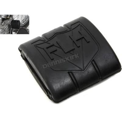 $15.77 • Buy V-Twin Manufacturing Black Brake Pedal Pad W/FLH Logo - 28-0457