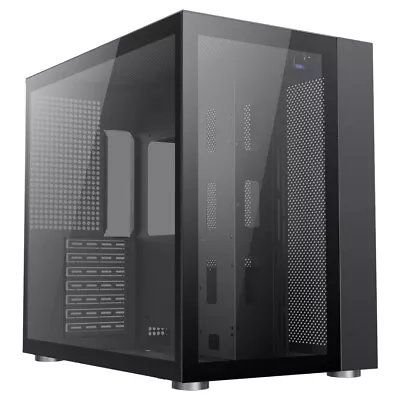 GameMax Infinity Mid Tower ATX Gaming Case - BLACK - No Fans • £68.01