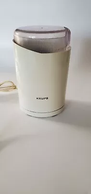 Krups Electric Household Coffee Mill Grinder 208B Made In France 120V/130W USED • $18