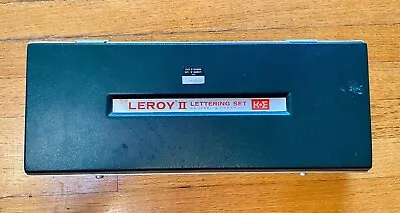 Vintage Leroy II Lettering Set By Keuffel & Esser Co. K&E K-E Drafting • $99.99