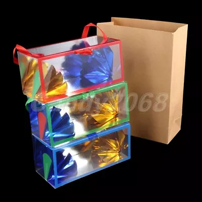 Magic Props Paper Bag & Flower Boxes Stage Trick Props Kid Gifts Surprise Dream • £7.51