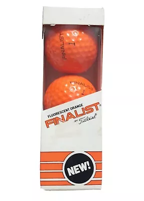 Vintage Golf Ball Finalist Collection In Original Sleeve Unused • $6