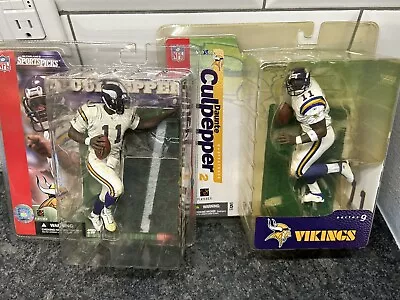 McFarlane NFL Series 2 Daunte Culpepper Vikings Dirty Jersey Variant Lot Of 2 • $30