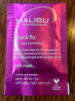 Malibu Quick Fix Color Correction Professional Treatment Fast Easy Gentle Vegan • $6.19