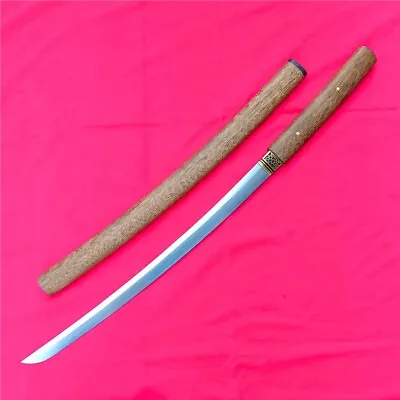 Japan Japanese Sword Samurai Wakizashi Katana Sharp Clay Tempered T10Steel Blade • $127