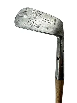 1914 MacGregor Antique Perfection Bullet Drilled Hosel Hickory Wood Golf Club • $72.25