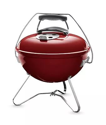 $57 • Buy Smokey Joe Premium Charcoal Grill 14  In Iconic Crimson Red