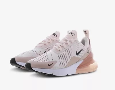 Nike Air Max 270 Light Soft Pink Casual Runners Womens USW8 / UK5.5 / EU39 • $150