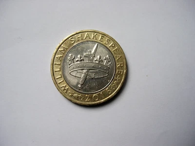 £3.50 • Buy William Shakespeare 2 Pound Coin £2 2016 - The Hollow Crown