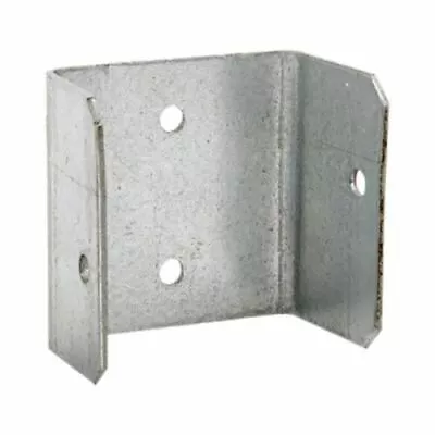 £7.48 • Buy 10 PACK - 32mm FENCE TRELLIS CLIPS BRACKET PANEL FIXING GARDEN POST FENCING GALV