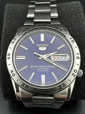 Seiko 5 Sports Blue Men's 36mm Automatic Day Date Watch SNKD99K1 - 7S26-02T0 • $109