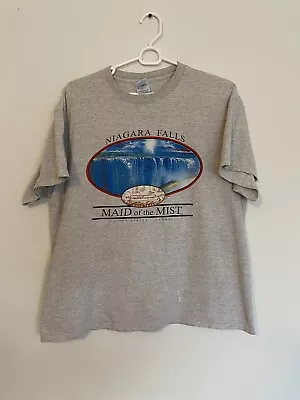 Vintage Niagara Falls Maid Of The Mist T-Shirt• Size Large • Canada Distressed • $12.99