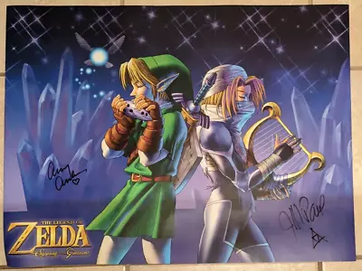 The Legend Of Zelda Symphony Of The Goddesses Autographed Poster • $214.99