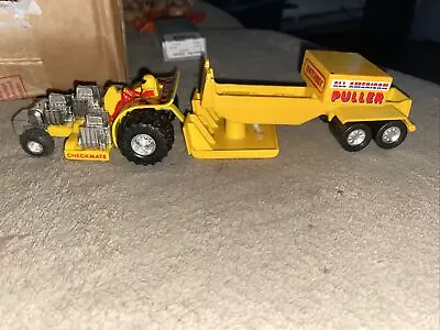 VG Matchbox Superchargers Lot W Yellow Checkmate Tractor & All American Puller • $30