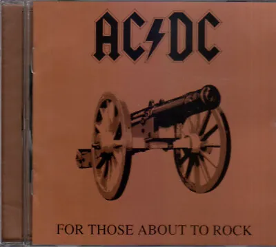 AC/DC For Those About To Rock CD Remastered Hard Rock • $21.99