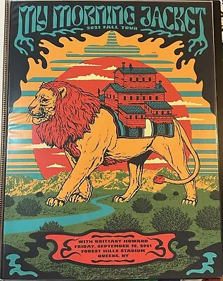 My Morning Jacket Forest Hills New York 9/10/2021 VIP Concert Poster • $50