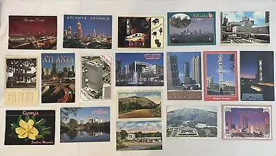 Lot: 18 Atlanta Georgia USA Postcards- Souvenir- Underground MLK Georgia Dome • $7