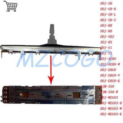 For Pioneer DDJ 400 SR2 SB2 SB SB3 S1 T1 ERGO XDJ-RX DJM 350 DCV1023 Cross Fader • $20.15