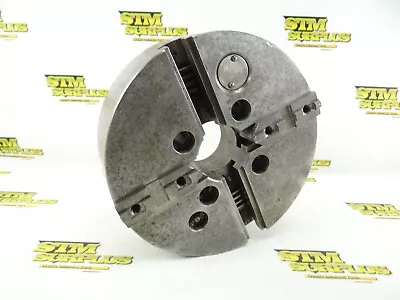 8-1/4  Cushman Lathe Chuck 4 Jaw Scrolling With Flat Back • $9.95