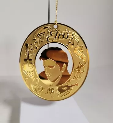 ELVIS PRESLEY 1995 18K GOLD PLATED Christmas Ornament AMERICAN GREETINGS  • $9.60