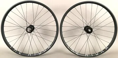 H + Plus Son Hydra Grey Rims Track Fixed Gear Bike Wheelset Phil Wood Hubs 28h • $899