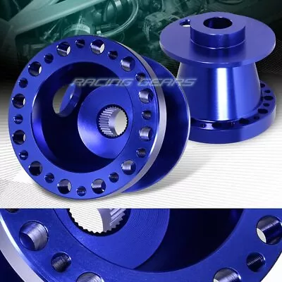 Blue Aluminum 6-hole Steering Wheel Hub Adapter For 89-98 Nissan 240sx/maxima • $26.75