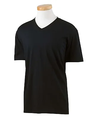 Gildan Adult Softstyle 4.5 Oz. 100% Preshrunk Cotton V-Neck T-Shirt G64V XS-3XL • $11.31