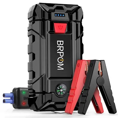 	BRPOM Car Jump Starter 1500A Peak 15800mAh Up To 7.0L Gas Or 5.5L Diesel 	 • $158.42