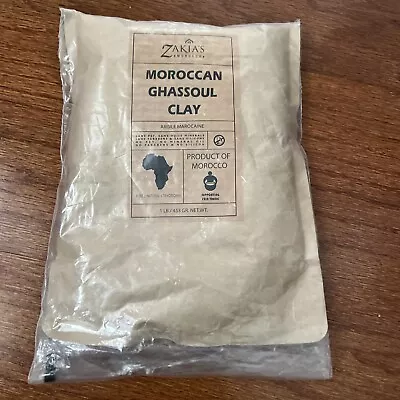 Zakia’s Marocaine Ghassoul Moroccan Lava Clay Powder 1lb (453) Gr • $14.99