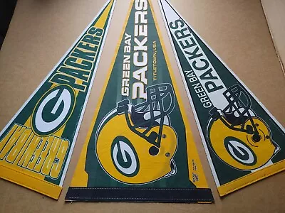 Green Bay Packers Pennants 1996 1997 Licensed Lifestyles Wincraft Sports  • $10.90