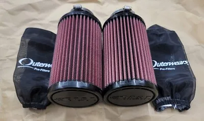 Banshee 28mm-30mm Keihin PWK K&N Style Filters & Outerwares Pair Made In USA!! • $98.95