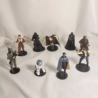 9 Star Wars Cake Toppers R2-D2 Kylo Poe Boba Chewbacca Lando Han Grievous Darth • $29