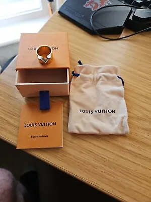 Ring Louis Vuitton Essentials Genuine Box Pouch And Papers • £249.99